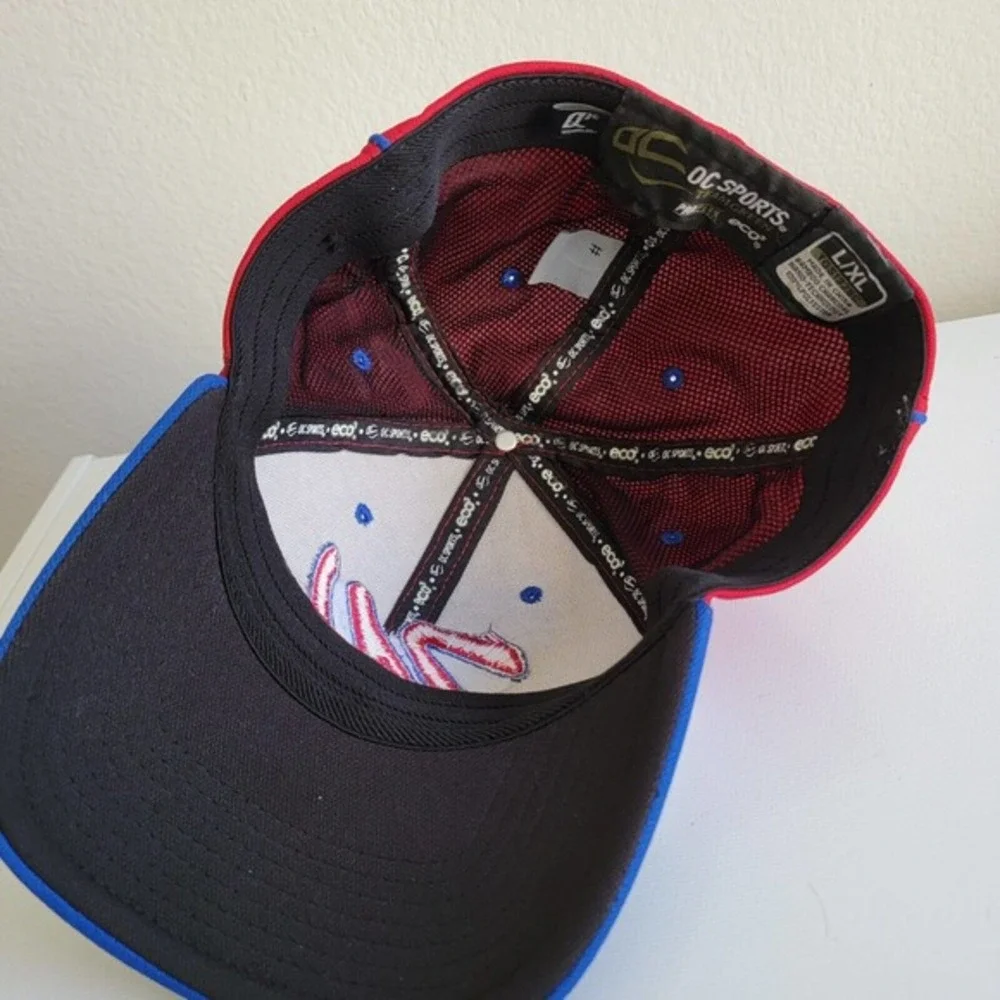 Washington Nationals MLB OC Sports Hat‎ Red Blue Cap Size L/XL Embroidered